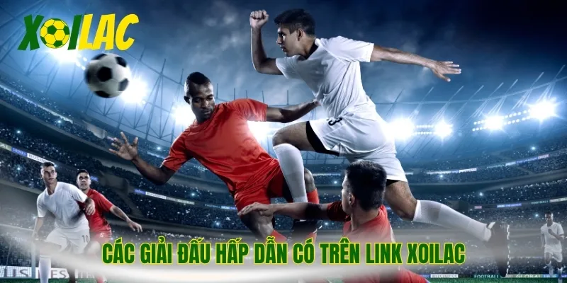 Các giải đấu hấp dẫn có trên link Xoilac