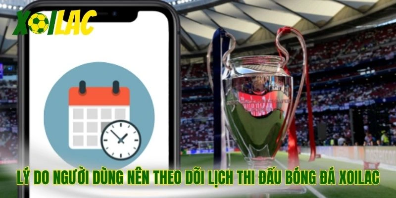 Lý do người dùng nên theo dõi lịch thi đấu bóng đá Xoilac